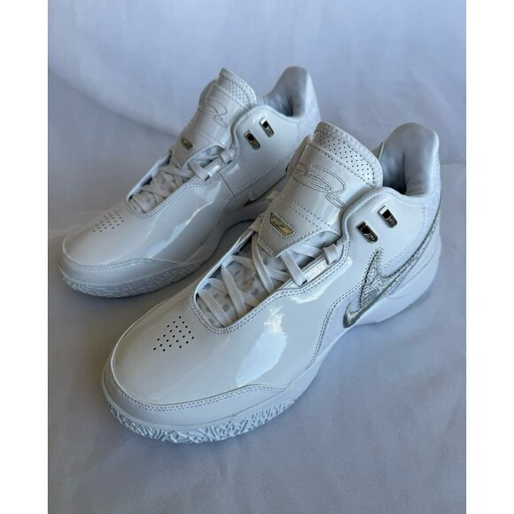 10 MEN’S NIKE ZOOM LEBRON NXXT GEN AMPD WHITE FJ1566-102 BASKETBALL SNEAKERS main image 6